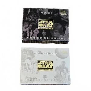 Vintage 1996 1997 Star Wars Customizable Card Game Empire Strikes Back Premiere